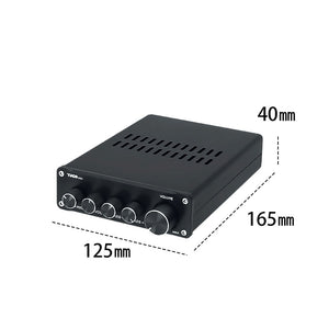 D231 Dual Core TPA3223 200Wx2 High Power 2.1 Channel Digital HiFi Power Amplifier 3084 Bluetooth5.4 Decoding LDAC