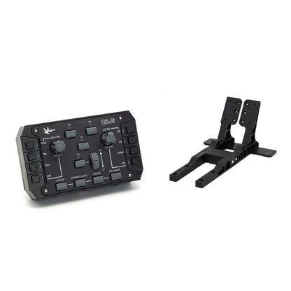 VKBSIM Front Switchboard Module – General Aviation VKB Flight Simulator GNX FSM-GA + MFH Holder