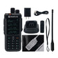 HamGeek UV-98 Plus 10W 1024CH Walkie Talkie VHF UHF Transceiver + Programming Cable + AM and SW Antennas