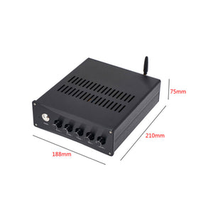 D6S Dual Core TPA3255x2 High Power 2.1 Channel Digital Power Amplifier 300Wx2+600W (QCC3084 Bluetooth5.4)