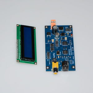 GeeDiy AK4118 Digital Receiver Board Coaxial Optical AES I2S/DSD Inputs AK4118-RX + SLCD1602 Display
