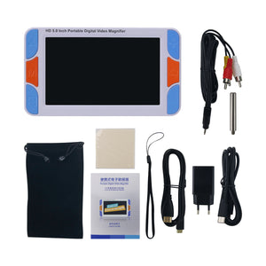 3X-48X Digital Magnifier Full HD 5.0 Inch Portable Digital Video Magnifier for Senior Citizens