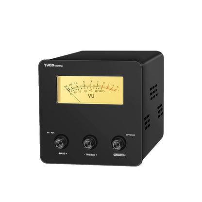 D325Max 300Wx2 TPA3255 Retro Mechanical VU Meter Digital Power Amplifier Bluetooth5.1 Built-in ES9038Q2M DAC with Power Adapter