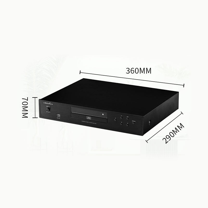 Black MH-P68 HiFi CD Player Bluetooth5.0 USB Lossless Audio Player Built-in DSP with 8 Sound Field Effects