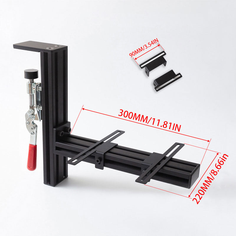 1 Set of Simplayer Universal Throttle Joystick Mount Desk Mount with Extended Bases for Logitech