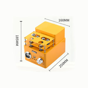 Orange 6P1 Push-pull Pure 4x6P1 Electronic Tube Amplifier Bluetooth5.0 HiFi Vacuum Tube Power Amplifier