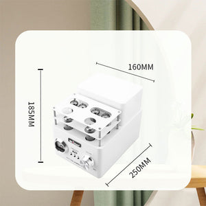 White 6P1 Push-pull Pure 4x6P1 Electronic Tube Amplifier Bluetooth5.0 HiFi Vacuum Tube Power Amplifier