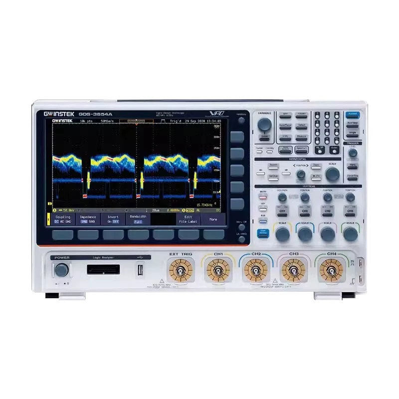 GWINSTEK GDS-3654A 650MHz 5GSa/s 4-Channel Digital Storage Oscilloscope with Spectrum Analyzer AWG