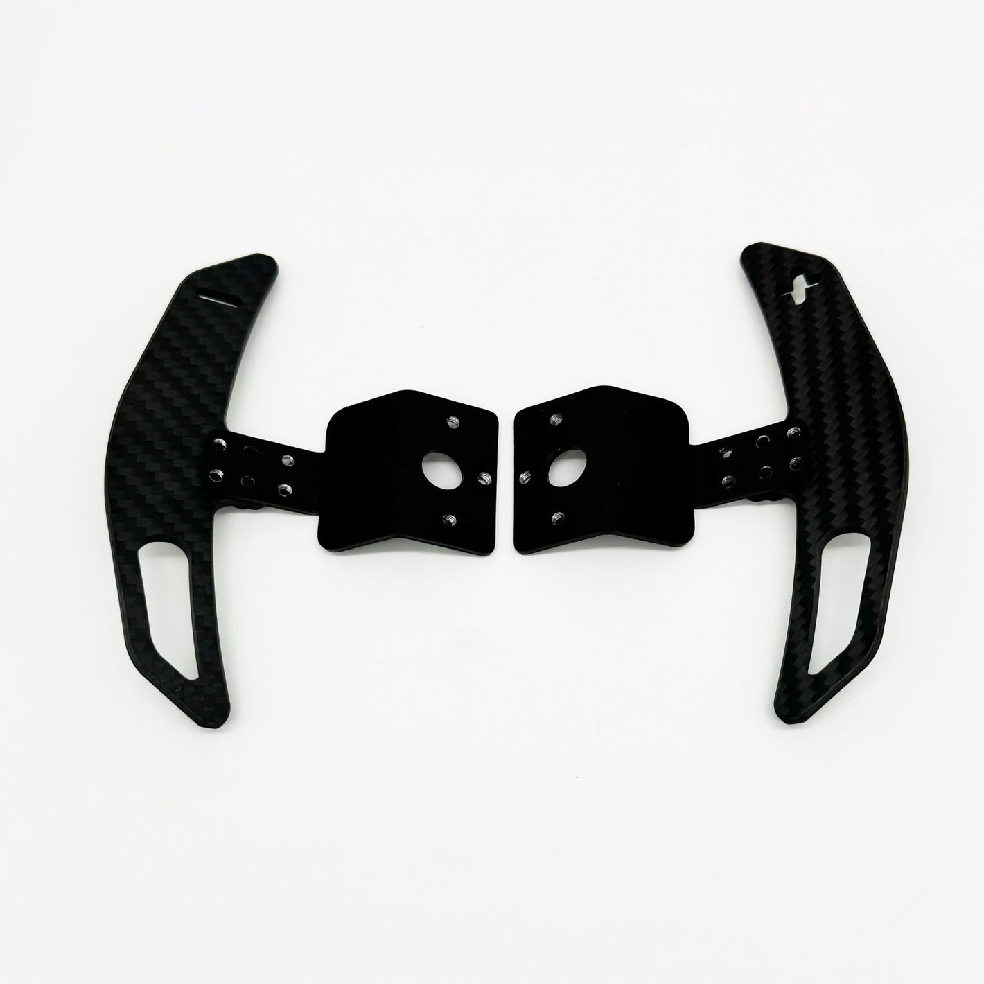 2PCS Simplayer Carbon Fiber Adjustable Paddles (Type A) Compatible with MOZA R5 ES and R3 ESX