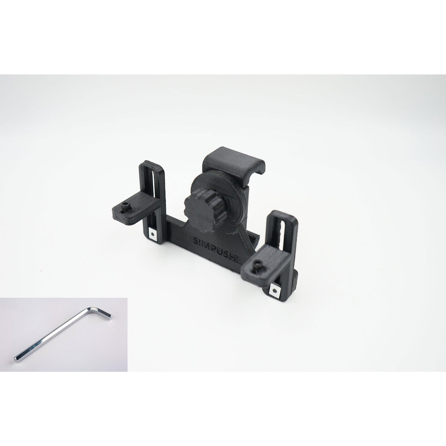 SIMPUSH Phone Holder Phone Mount – Sim Racing Accessories Compatible with MOZA Steering Wheel Bases