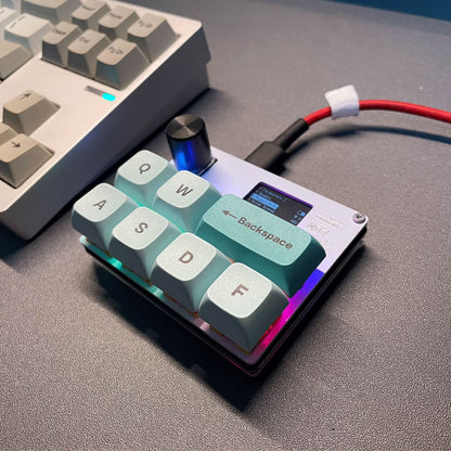 BAIKOU Micrometer M07 7-Key Mini Gaming Keyboard Magnetic Switches 0.01mm Accuracy RT RS Functions