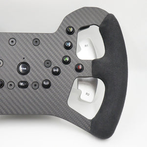 Simplayer 30.5cm (12") Steering Wheel Rim Carbon Fiber Racing Wheel Mod Compatible with PXN V99
