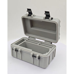 Shockproof 3D Printed Action Camera Storage Case Storage Box (Gray) for DJI Action 3/4/5 Pro