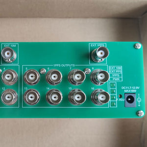 FDIS-8-8 10M 1PPS 8+8 Channels Clock Distributor CDA2990 Pulse Splitter Frequency Distribution Amplifier