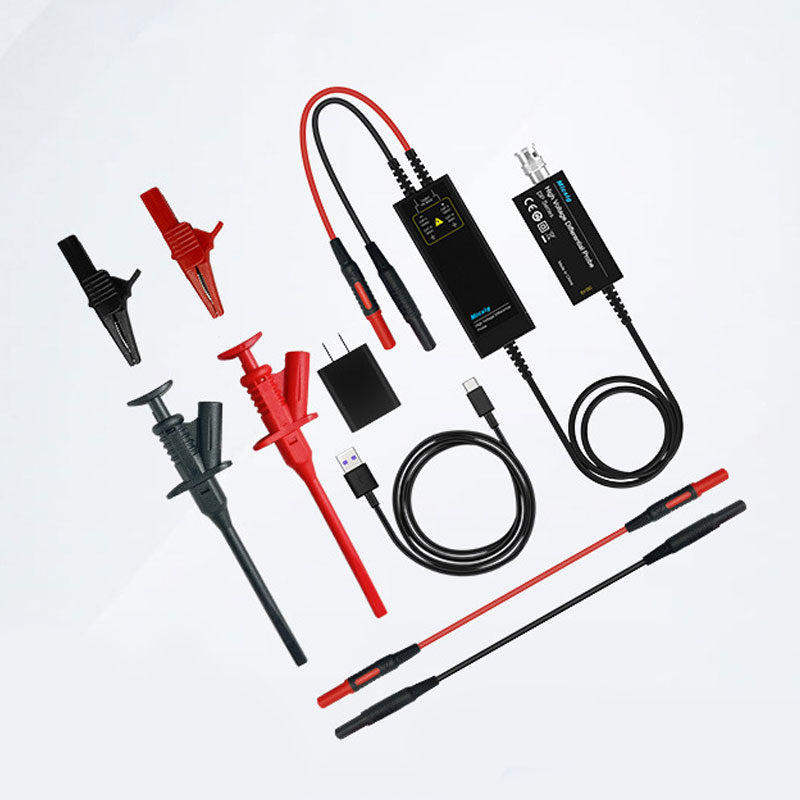 Micsig DP700 (100M+700V) Oscilloscope Probe Ultra-low Bottom Noise High Voltage Differential Probe