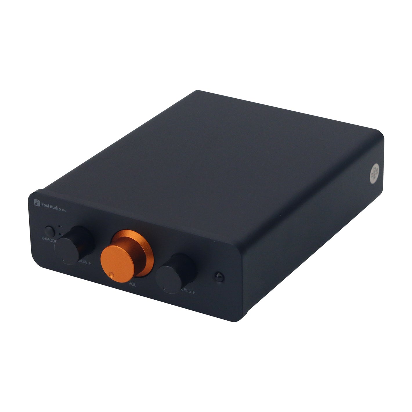 Fosi Audio P4 Mini Preamplifier Preamp with Bypass Function, Adjustable Gains and 3 Groups of RCA Inputs