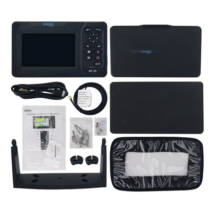 ONWA KP-25X Marine GPS Chart Plotter GPS+Beidou Built-in Class B+ AIS Transponder and Fish Finder with 5-inch LCD