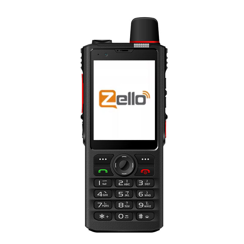 HamGeek Global POC Public Network Walkie Talkie 4G-LTE Zello Handheld Walkie Talkie GPS Positioning with 2.8-inch IPS Touch Screen