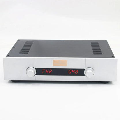 STR12A-Max Preamplifier Preamp 4 Inputs 1 Output (AC 115V Input No Tubes) with Remote Control