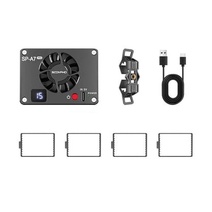 SOONPHO SP-A7 Pro Camera Cooler Camera Cooling Fan for Sony A7M4 ZV-E1 Canon R6 Fuji X-S10