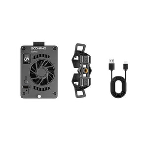 SOONPHO A6Pro SP-A6Pro Camera Cooler Cooling Fan (Short Phone Clamp) for Sony and Canon Cameras