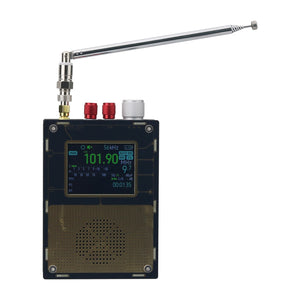 HamGeek TEF6686 Black Golden Version Full Band Receiver Support Aviation Frequency Band LM/WM/AM/DXFM/AIR