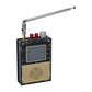 HamGeek TEF6686 Black Golden Version Full Band Receiver Support Aviation Frequency Band LM/WM/AM/DXFM/AIR
