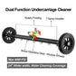 24" 4000PSI 2-In-1 Pressure Washer Undercarriage Cleaner &amp; Water Broom – 7 Nozzles, Orange Wheels