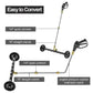 24" 4000PSI 2-In-1 Pressure Washer Undercarriage Cleaner &amp; Water Broom – 7 Nozzles, Orange Wheels