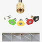97.5-Inch Pressure Washer Gun Extension Wand and 6 Nozzle Tips Set Suitable for Car &amp; AC Cleaning