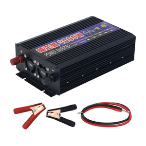 3000W Pure Sine Wave Power Inverter Input 24V Output 220V for Household Appliances Solar Power