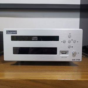 Dugood Silvery CD-1798 HiFi Fully Balanced Mini CD Player DV-34 Movement PCM1798 Decoding IRC5532D OP AMP