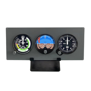 Wefly C172 Standby Instrument Flight Simulator Instrument Compatible with X-Plane/MSF2020/2024/Prepar3D/FSX