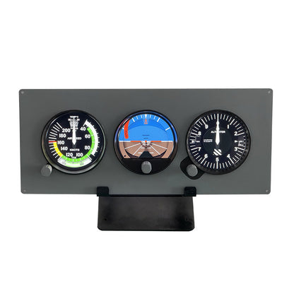 Wefly C172 Standby Instrument Flight Simulator Instrument Compatible with X-Plane/MSF2020/2024/Prepar3D/FSX