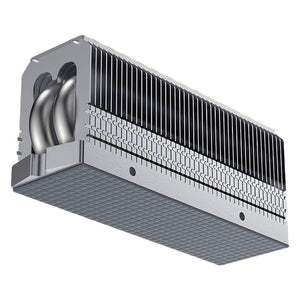 COOLLEO SSD-V2 HR-10 M.2 2280 SSD Heatsink with 14.8W/m·K Thermal Pads and Dual Heat Pipes