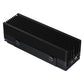 COOLLEO SSD-V3 M.2 2280 NVMe SSD Heatsink (Black) – Dual Heat Pipes, Full Aluminum, Grille Style