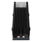 COOLLEO SSD-V3 M.2 2280 NVMe SSD Heatsink (Black) – Dual Heat Pipes, Full Aluminum, Grille Style