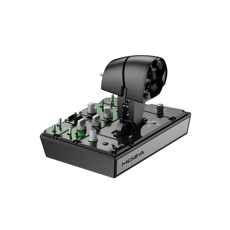 MOZA MTP Throttle Panel w/ 27 Programmable Switches for Professional and Enthusiast Flight Sim Pilots