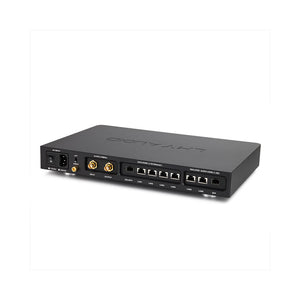 Black LHY AS8 Pro 230V Audio HiFi Switch Ethernet OCXO Clock 2.5Gbps Main Switch +1Gbps Audio Isolation