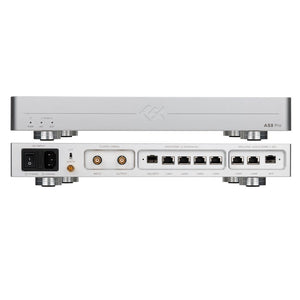 Silvery LHY AS8 Pro 115V Audio HiFi Switch Ethernet OCXO Clock 2.5Gbps Main Switch +1Gbps Audio Isolation