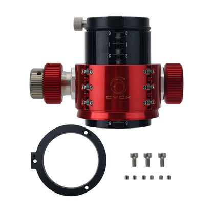 CYCK 55.7mm Travel Telescope Focuser with Convex Adapter Ring for Sky-Watcher 150 and DOB Deep Space Photography