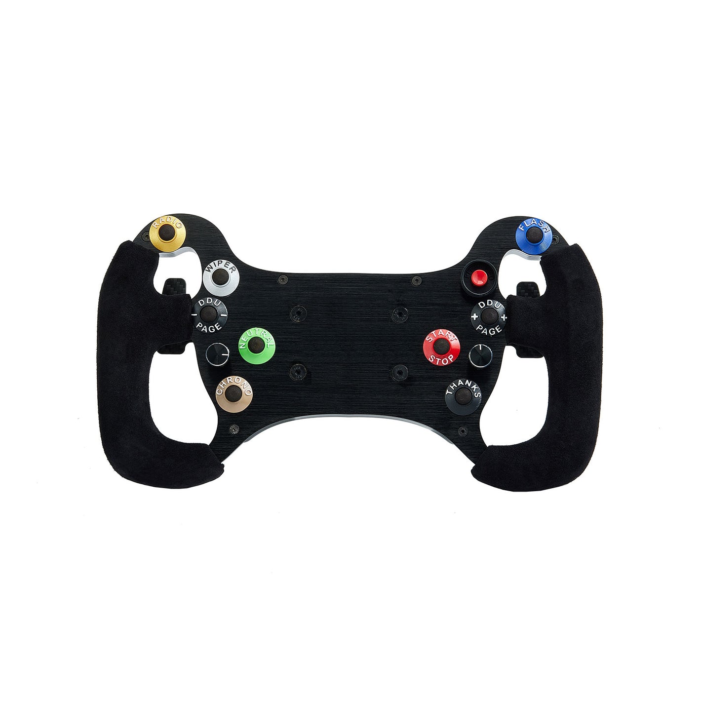 Simplayer 300mm GT-style Racing Steering Wheel with Aluminum Alloy Panel and 10 Buttons for AMG Version