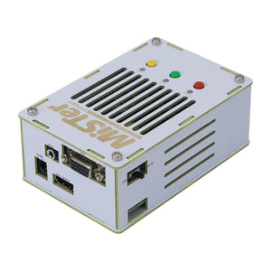 Mini MiSTer Game Console Cyclone V SoC FPGA Development Board (White Case) with 32GB TF Card