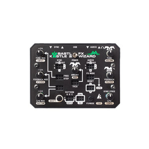 Original KASTLE 2 FX Wizard Compact Patchable Stereo Multi-Effects Processor with USB MIDI for BASTL