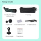 SVBONY Deep Green (19mm Eyepiece) SV28Plus 25X-75X 70MM Lens Spotting Scope HD Monocular for Bird Watching