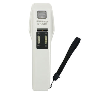 ST-30C Handheld Needle Detector – Sound &amp; Light Alarms w/ Adjustable Sensitivity for Broken Needles