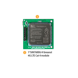 SIM7600G-H Module SIM7600G H Breakout Board 4G LTE CAT 4 Module (without Antennas) for Communication