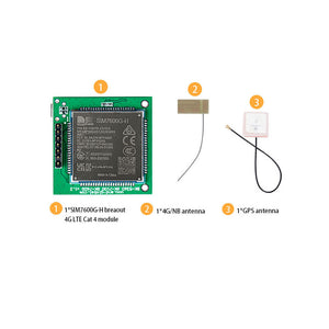 SIM7600G-H Module SIM7600G H Breakout Board 4G LTE CAT 4 Module + 2 Antennas Including 4G/NB Antenna