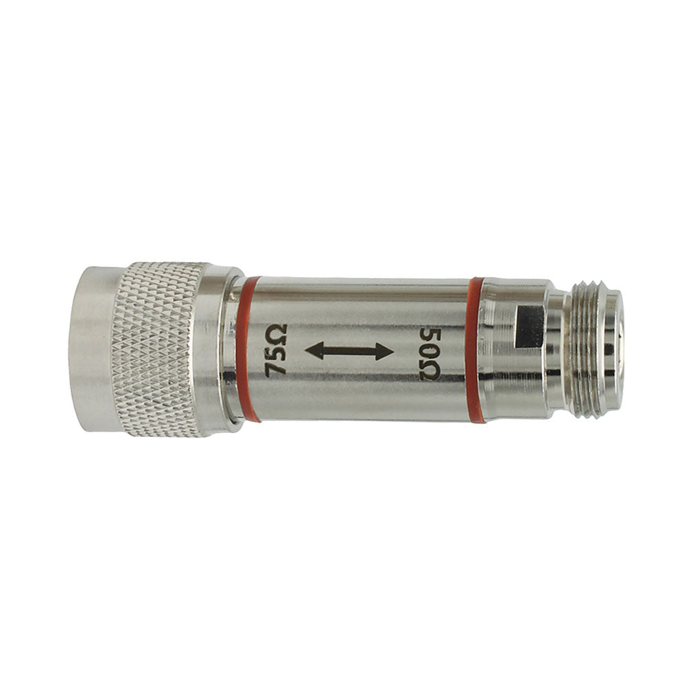 DC-3GHz Impedance Converter N75 Male to N50 Female Connector Impedance Transformer RF Accessory