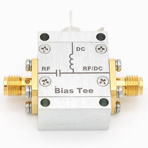 0.01-4.2GHz 50ohms DC Bias Tee RF Feedback High Current DC Block with SMA Female to Female Connector